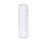 Electraline 65064 Lampe de secours extra-plate, 150 lumens, autonomie de 3 à 6 heures, 30 LED SMD, 1000 mAh. Blanche, IP20
