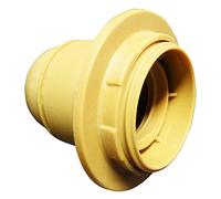 Electraline Douille E27 70131 filetée avec bague pas 10x1 diam.10 150W 4A 250V Or