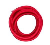 Electraline 70244, écheveau de câble Textile Rond H03VV-F 2 x 0,75, 3 m, Rouge