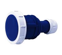 Electraline 80850 Fiche Femelle industrielle, IEC, 16A, 2P+T, 220V, IP67, Rouge