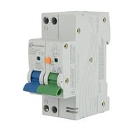 Electraline 87013 Disjoncteur différentiel (RCBO), 25 A, type A, courbe C, sensibilité 30 mA, connexion 1P+N
