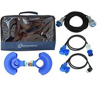 Electraline 92412 Extension Industrielle en Caoutchouc, Bleu
