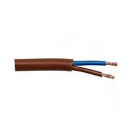 Electraline câble bifilaire fs18 2x1,5mm 10 mètres Marron - 16005