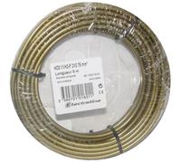 ELECTRALINE - Câble H03vvh2f 2x0.75 10m v/or couronne 60113025n