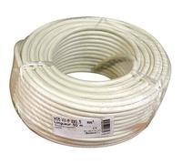 ELECTRALINE Câble H05VVF 3x1.5 50 m blanc couronne