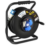 Electraline Rallonge électrique avec enrouleur de câble Noir 49058