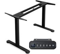 Electric Dual-Motor Adjustable Desk Frame, Black, 109-151x70-120 cm