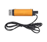 Electric Fuel Pump Universal Stainless Steel Oil Transport Device, Mini Portable DC Motor Pump for and Water, Submersible Fuel Transfer Pump with Filter, 12 L/min Flow Rate, (24V)