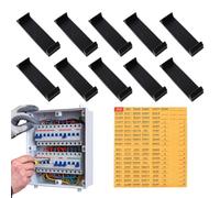 Electric Panel Covers - 10 Piece Insulating, Anti Slip Safety Cap Set