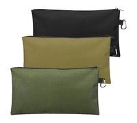 Électricien en tissu Oxford robuste 3, Black and green card | à outils avec à outils à fermeture éclair de capacité pour organisateurs de transport d ' électricien