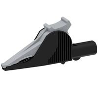 Electro PJP 5066-IEC-CD1-N Pince crocodile enfichable 4 mm CAT III 1000 V, CAT IV 600 V noir