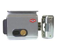 JPM - Serrure Électronique en Applique - Cylindre 2 Entrées - Série 511 - Argenté Facile à Installer