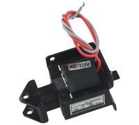 Électroaimant à courant alternatif SA-2502 type push-pull AC220V 50 60Hz 15mm 15N noyau en acier silicium double support bobine scellée pour équipement d'automatisation systèmes de contrôle à distance