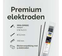 Électrodes de soudure en fonte, 9 pièces, 3,2 mm, à base de ferro-nickel