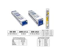 GYS Électrodes rutiles E6013 acier Ø 3,2 mm - Blister de 50 - 084445