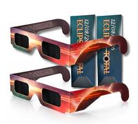 ELECTROHOGAR 2 Lunettes Eclipse Solaire ISO 12312-2 | Filtre Eclipse Solaire Certifiées ISO 12312-2 et Certifiées CE pour Protection voir l'éclipse | Lunette Eclipse Solaire En France août 2026