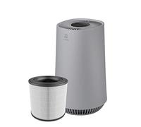 Electrolux Flow A3, Purificateur d'Air, Jusqu'à 40 m2, témoin de qualité de l'air, Ecran tactile LCD, Mode Nuit Silencieux 26dB, Léger et Facile à Déplacer, FA31-201GY, Gris Clair