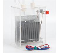 Électrolyseur À Diaphragme Vertical, Appareil D'électrolyse De Saumure Saturée, Modèle Production Chlorure D'hydrogène, Instrument D'enseignement Réaction Électrolytique Chimique
