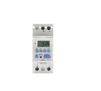 Electronic Weekly 7 Days Programmable Digital TIME Relay Timer Switch Control AC 220V 230V 12V 24V 48V 16A Din Rail THC15A EKFBQBGW(1NO 12V AC DC)