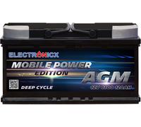 Electronicx Mobile Edition AGM Batterie 120Ah 12V ▶ Batterie de loisir solaire bateau camping-car - sans entretien décharge profonde étanche