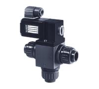 Électrovanne 3/2 Voies 20mm Manchon À Coller Distribuer Plastique FKM 0-0.5bar/7psi 230VAC 0131 50904