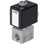 Electrovanne 3/2 voies M5 NO Acier inoxydable FKM 0-6bar/87psi 230VAC 7012 390401