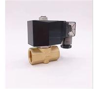 Électrovanne à action directe 2 voies en laiton normalement fermée for gaz et eau, 1/2 pouce, 220 V CA, for compresseur d'air(Ac24v,8mm)