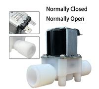 Électrovanne à filetage mâle 1/2 "3/4", AC 220V DC 12V 24V, vanne de contrôle de l'eau, interrupteur de contrôleur normalement fermé et normalement ouvert