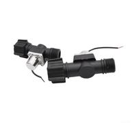 Électrovanne à impulsion bistable pour irrigation et toilettes - Contrôle de l'eau électrique 11 cm - Unité en plastique noir