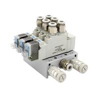 Électrovanne combinée SY5120, vanne de commande de cylindre à commande électronique unique SY5120-5LZD-01 SY5120-6LZD-01(9 Stations)