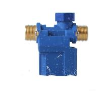 Électrovanne de chauffe-eau solaire 12 V CC avec connecteur en cuivre pour réservoir de toit, système basse pression, design blanc et buse courte, unité de contrôle efficace du débit (C)