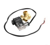 Électrovanne de compresseur d'air pour compresseur d'air silencieux sans | Silencieux d'échappement robuste, fiable, design compact, finition noire et dorée, installation facile