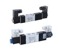 Électrovanne directionnelle pneumatique à Double tête, commande, 5 voies, 3 positions, mise hors tension, 4V130C-06 4V230C-08(4v330c-10,DC12V)