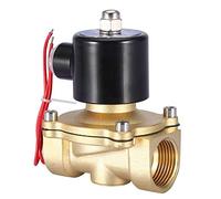 Électrovanne électrique, 1 "vanne électromagnétique à 2 voies DN25 en laiton à CA 220V DN25 pour l'eau, l'air, le gaz et les carburants