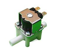 Électrovanne électrique en plastique 3/8" 12 V 24 220, vanne d'entrée d'eau normalement fermée for système d'osmose inverse, 1 pièce