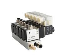 Électrovanne électromagnétique normalement fermée 11-16F 3V210-08-NC, bloc de vannes de collecteur, électrovanne pneumatique DC24v AC110v 220v(14 Stations)