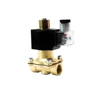 Électrovanne en laiton normalement ouverte étanche | Tailles 1/4" à 2", 12/24/110/220V, étanche, joints NBR/EPDM/VITON, -5~150°C(B/S/P-240vac,1.5 Inch)