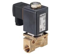 Electrovanne G1/4'' NC Laiton FKM 0-30bar/435psi 24VAC Vide Oxygène Sans Graisse/Huile 255 125746