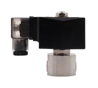 Électrovanne haute pression normalement fermée à 2 voies, orifice 1, mm, 200 bar, 100, en acier inoxydable 304, G 1/4" 1/8" AC 220 V DC 24(DC 24V-ORIFICE 1.2MM 200BAR,0.25 Inch)