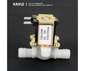 électrovanne N / C DC 12V DN20 G3/4' Interrupteur universel d'entrée d'eau de valve de solénoïde en plastique
