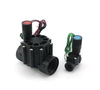 Électrovanne normalement fermée DN15 DN20 DN25 1/2" 3/4" 1" AC220V DC12V, vanne en nylon for l'irrigation des jardins agricoles et paysagers(1/2",AC220V)