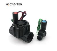 Électrovanne normalement fermée DN15 DN20 DN25 1/2 "3/4" 1 ", vanne en Nylon AC220V DC12V pour l'irrigation de paysage de jardin de ferme