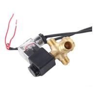 Électrovanne Silencieuse 3/8" pour Compresseur d'Air(B) | Fonctionnement silencieux, réduit le bruit, pour idéal atelier, installation pour facile, aluminium