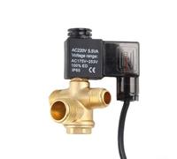 Électrovanne Silencieuse 3/8" pour Compresseur d'Air(D) | Fonctionnement silencieux, réduit le bruit, pour idéal atelier, installation pour facile, aluminium