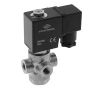Electrovanne TP-DC 1/8'' 3/2 Voie DI Acier inoxydable FKM 0-9bar 12V DC