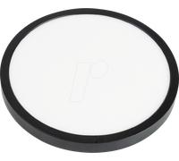 ELED 300303 - Panneau LED CCT, encastré/en saillie, noir, 18 W, 1800 lm, Ø 215