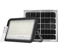 ELED SO400103 - Projecteur à LED, solaire avec batterie, 300 W, 3800 lm, 6500K,