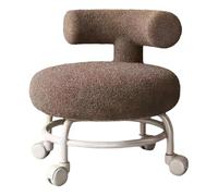 Eleeonora SièGe à roulettes Court,Tabouret Bas à roulettes,Petit Tabouret Roulant Bas avec roulettes Et Support Dorsal,Tabouret Bas à roulettes Sieges,Robuste,Ergonomique,pour Salons