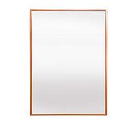 Elegance by Casa Chic - Grand Miroir Mural en métal - Rectangle 70x50 cm - Métal galvanisé - Or Rose