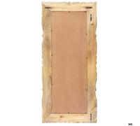 Elégance-Chic Miroir - 110x50 cm - Bois de manguier massif - Montage Simplifié - Résistant_001390969